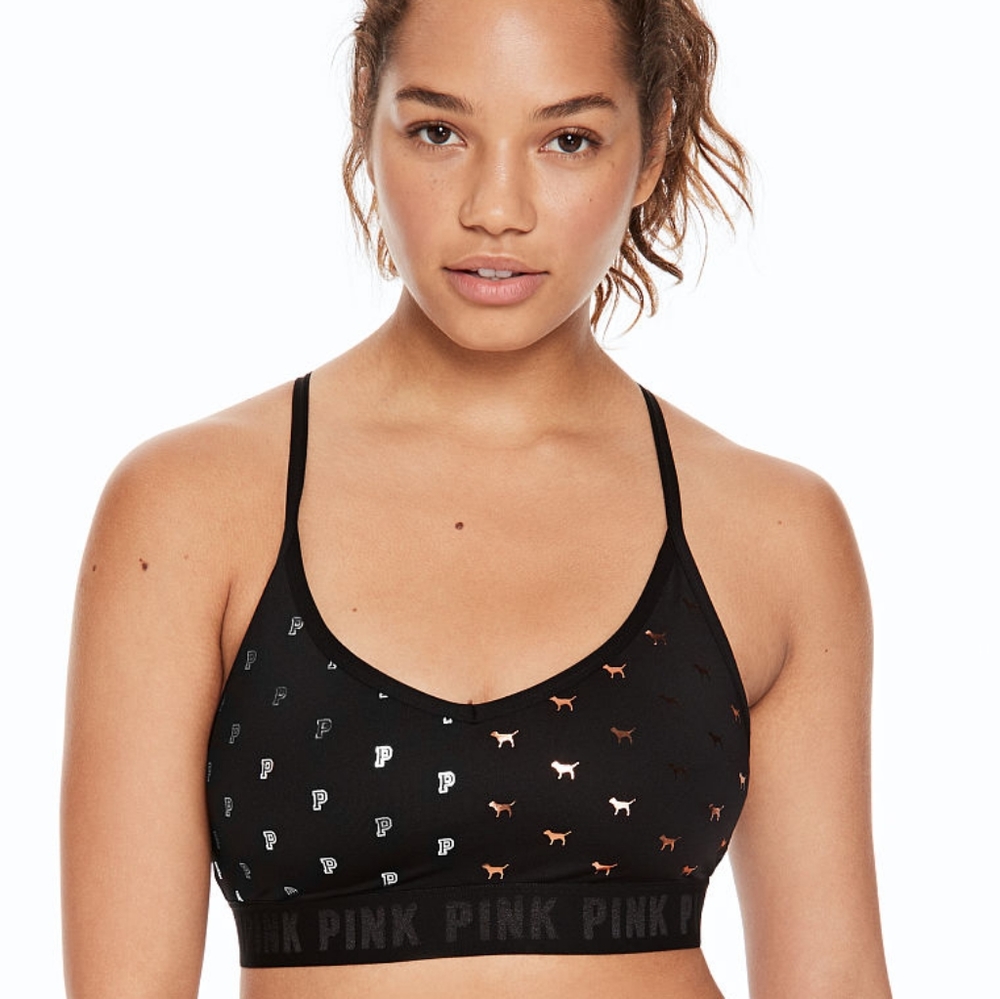 NWT Bundle of 3 Pink VS Sports Bra Size L 💕💕💕